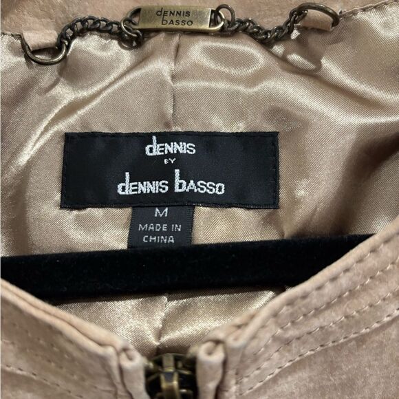 Dennis by Basso Women's Suede Jacket Tan Size Medium - Picture 6 of 6